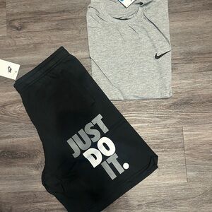 Nike Black Shorts tracksuit medium